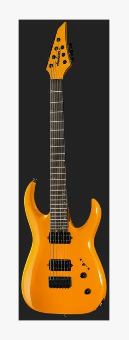 Jackson Pro MM Jugg HT 7 Sig Yellow, capotasto e prime posizioni della tastiera