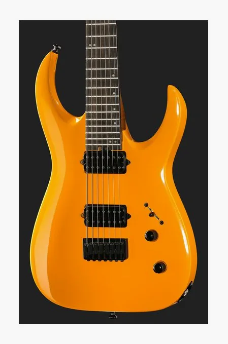 Jackson Pro MM Jugg HT 7 Sig Yellow, vista posteriore del corpo