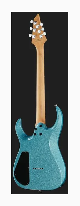 Jackson Pro MM Jugg HT 6 Blue Sparkle, corpo e verniciatura in primo piano