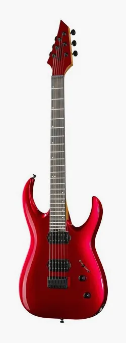 Jackson Pro MM Jugg HT 6 Red Crystal visto di fronte