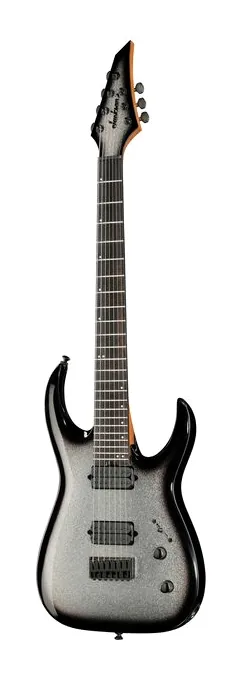 Jackson Pro MM Jugg HT 7 SLVR BLK BRST inquadrato di fronte su sfondo neutro