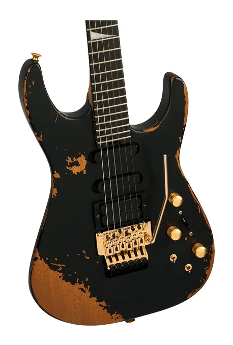 Jackson Pro Phil Collen PC1- E WBLK, profilo laterale del corpo