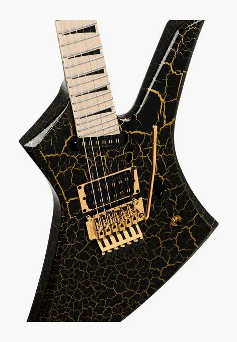 Jackson Pro Plus Brandon Ellis GLD CRL, corpo e verniciatura in primo piano