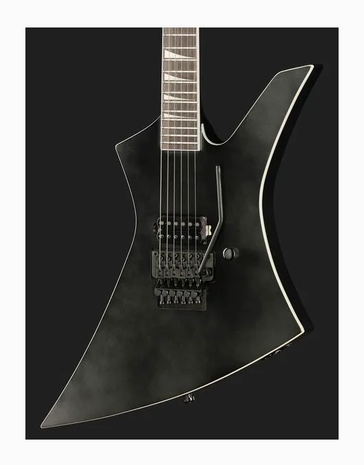 Jackson Pro Plus Pure Metal KE1A SBLK, capotasto e prime posizioni della tastiera