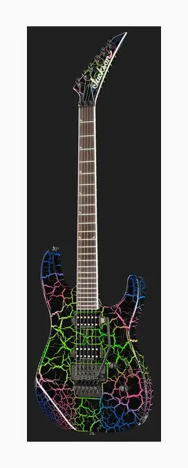 Jackson Pro Plus SL2 Bruised Crackle, corpo e verniciatura in primo piano