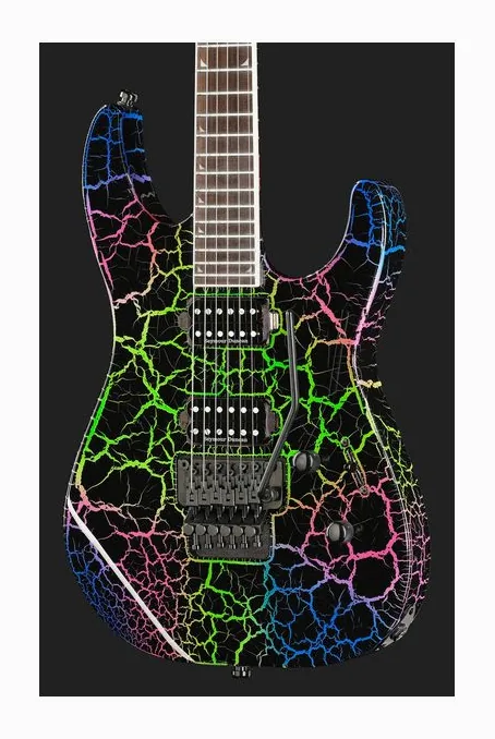 Jackson Pro Plus SL2 Bruised Crackle, corpo e verniciatura in primo piano