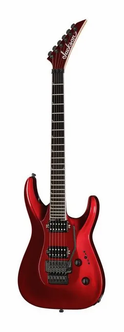 Jackson Pro Plus Soloist SLA2 RED CRYS inquadrato di fronte su sfondo neutro