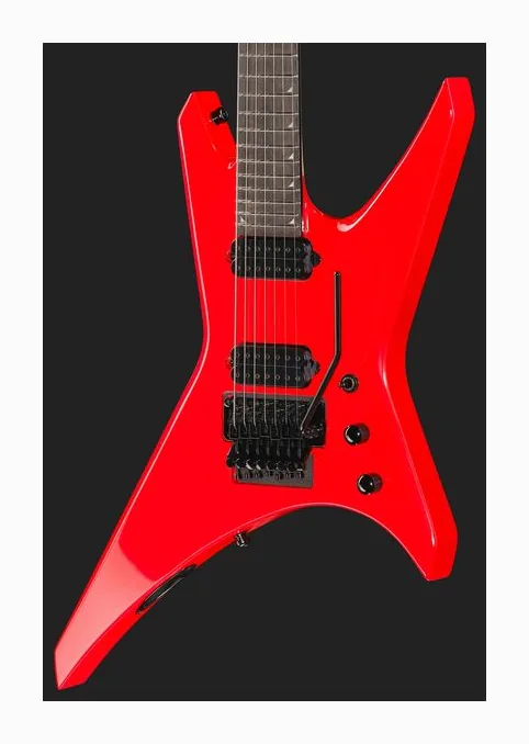 Jackson Pro Signature DD WR7 EB FRD, manico e tastiera visti di lato