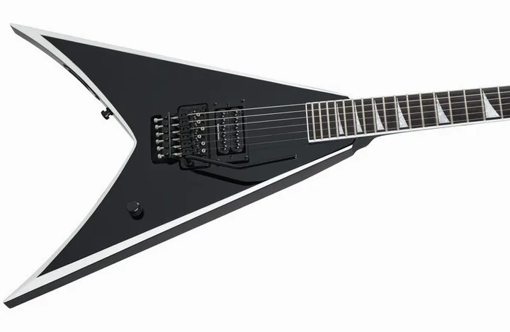 Jackson Pro Wes Borland KV BLKWHT, selettore pickup e jack di uscita