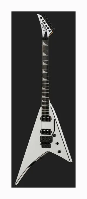 Jackson ProPlus Series Rhoads SNOW WH, manico e tastiera visti di lato