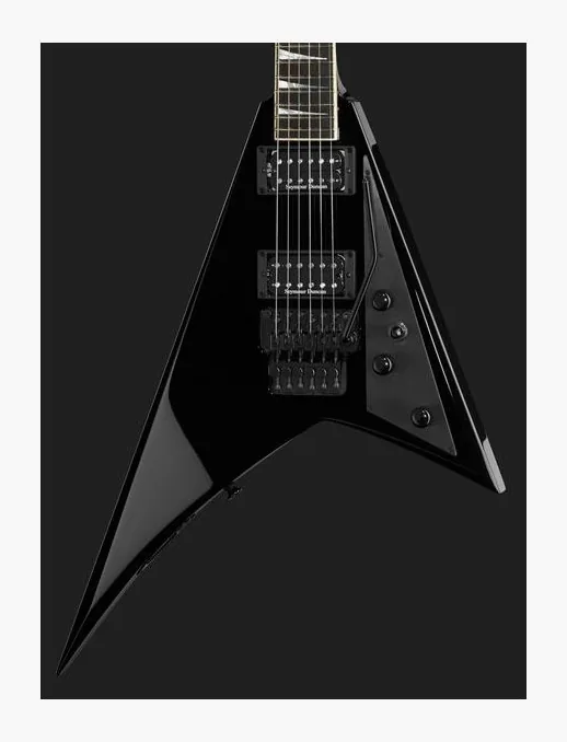 Jackson RR1 Randy Rhoads BK USA, corpo e verniciatura in primo piano
