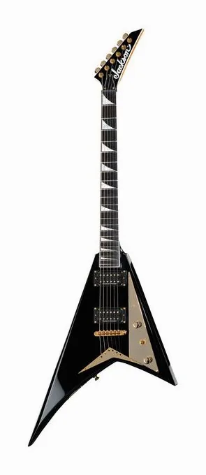 Jackson RRT Rhoads Black visto di fronte