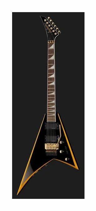 Jackson RRX24 Black with Yellow Bevels, ponte e meccaniche di intonazione