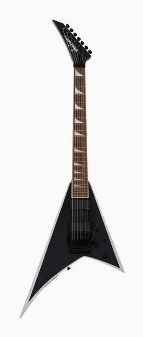 Jackson RRX24-MG7 Rhoads X Ser. SBK inquadrato di fronte su sfondo neutro
