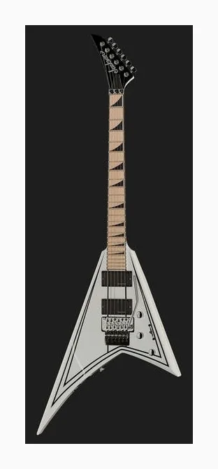 Jackson RRX24M White w/Black PinStripe, selettore pickup e jack di uscita