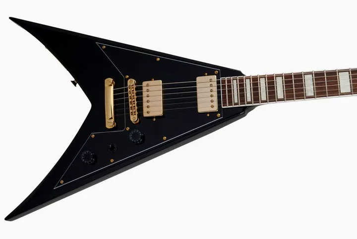 Jackson Scott Ian KVXT BLK, manico e tastiera visti di lato