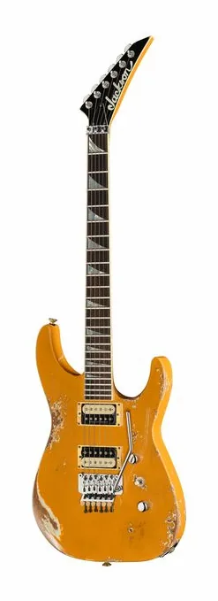 Jackson Custom Shop USA Soloist BY Rel in primo piano frontale