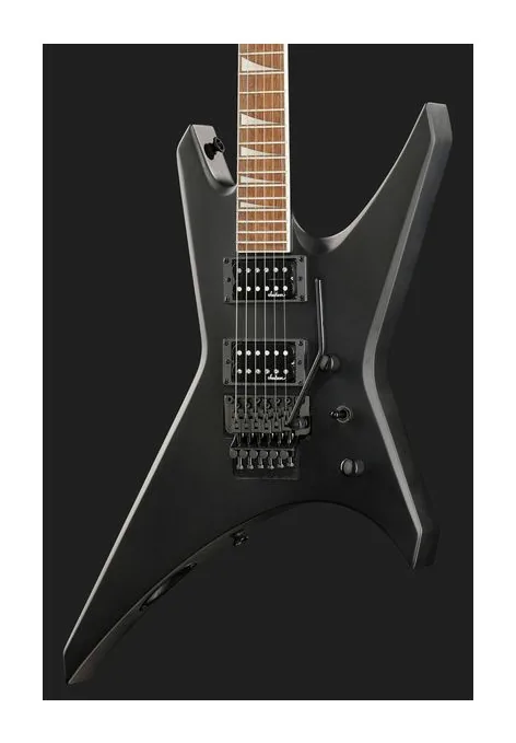 Jackson Warrior WRX24 Satin Black, vista posteriore del corpo