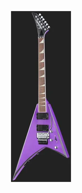 Jackson X Series Rhoads RRX24 PRPL, curve del body viste dall'alto