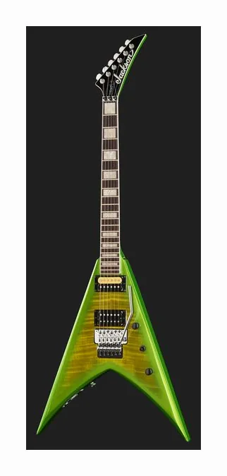 Jackson X Series Scott Ian King V, manico e tastiera visti di lato