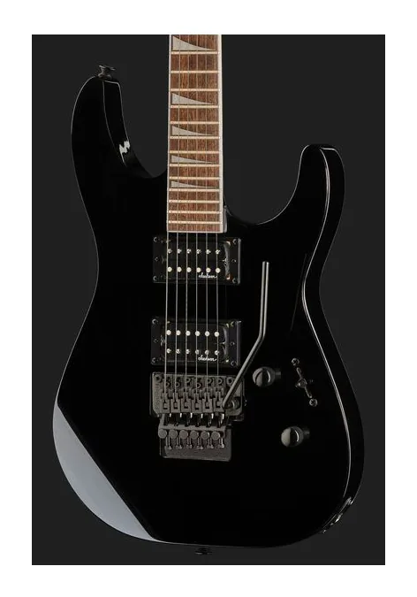 Jackson X Series SLXDX Gloss BLK, corpo e verniciatura in primo piano