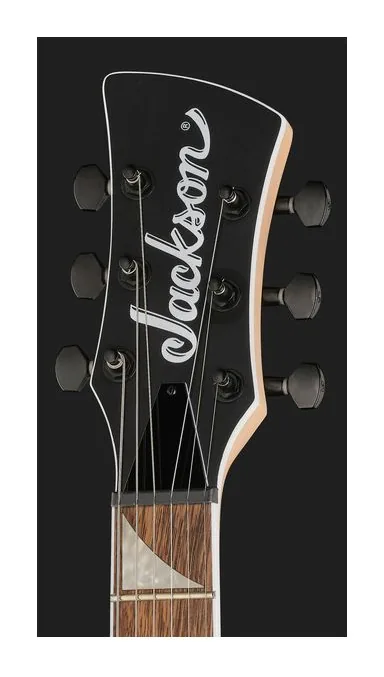 Jackson X Series Surfcaster HT6 STN BK, capotasto e prime posizioni della tastiera