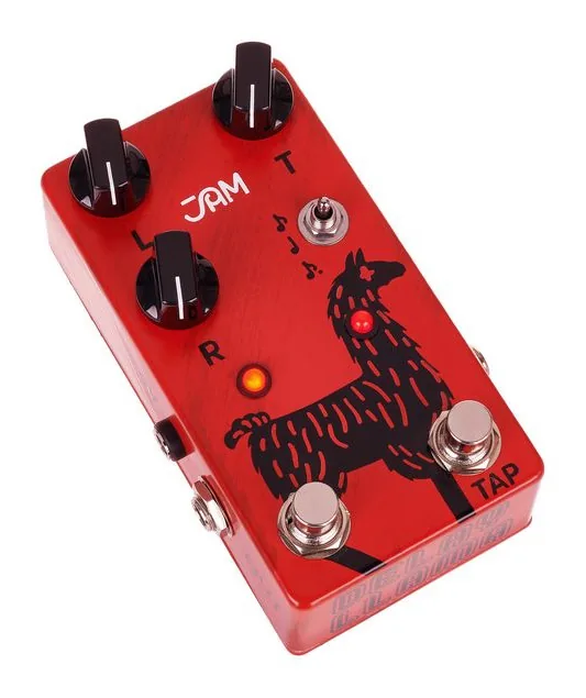 JAM pedals Delay Llama Mk.3 Delay, connettori sul retro dell'unita