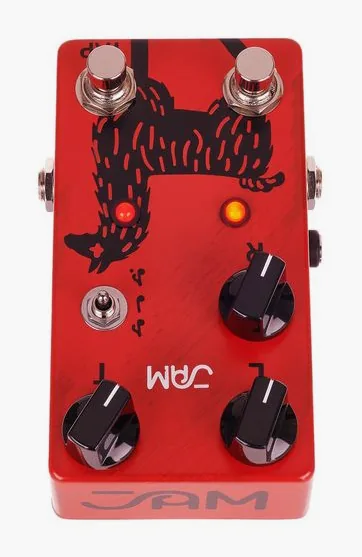 JAM pedals Delay Llama Mk.3 Delay, footswitch in primo piano