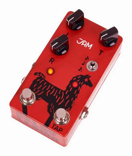 JAM pedals Delay Llama Mk.3 Delay fotografato frontalmente