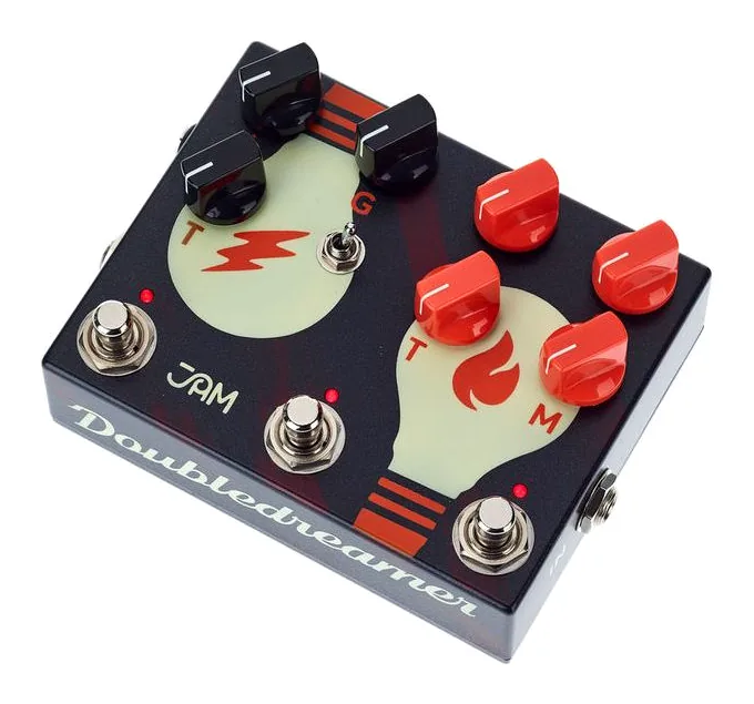 JAM pedals Doubledreamer Dual Overdrive fotografato frontalmente