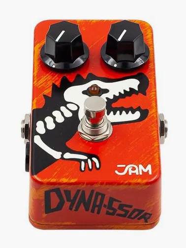 JAM pedals Dyna-ssoR, footswitch in primo piano