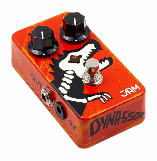 JAM pedals Dyna-ssoR, grafica del pannello superiore