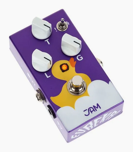 JAM pedals Eureka! Fuzz, connettori sul retro dell'unita