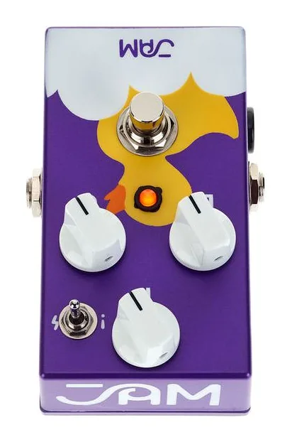 JAM pedals Eureka! Fuzz, connettori sul retro dell'unita