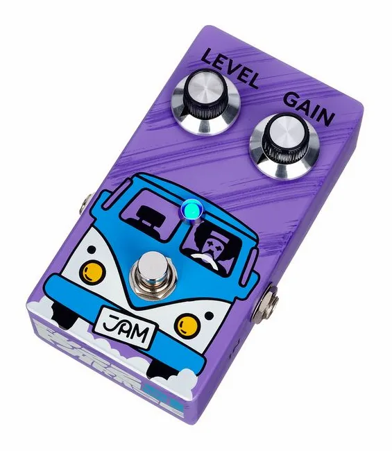 JAM pedals Fuzz Phrase Si, manopole viste dall'alto