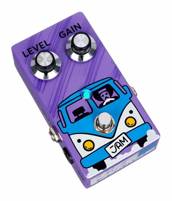 JAM pedals Fuzz Phrase Si, manopole viste dall'alto
