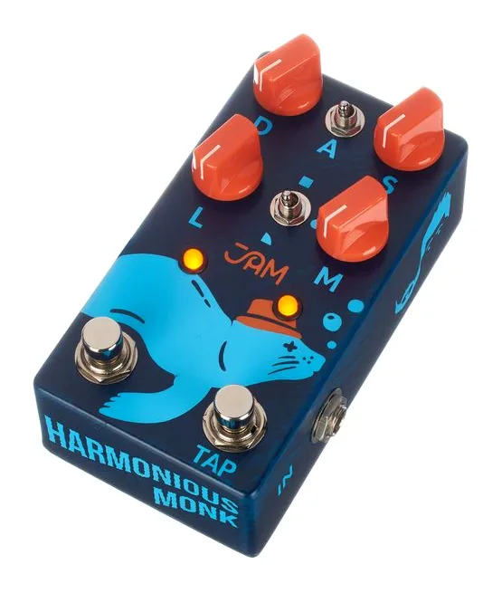 JAM pedals Harmonious Monk MKII Tremolo visto di fronte