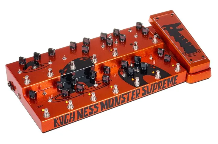 JAM pedals Koch Ness Monster Supreme, led e interruttore a pedale