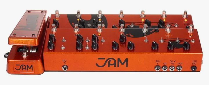 JAM pedals Koch Ness Monster Supreme, grafica del pannello superiore