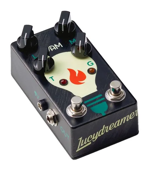JAM pedals LucyDreamer Bass Overdrive, grafica del pannello superiore
