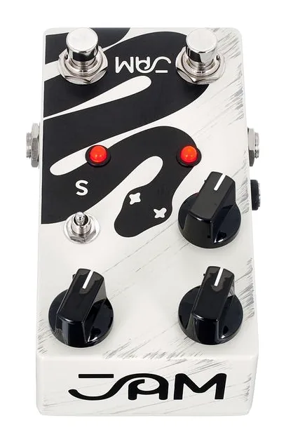 JAM pedals Rattler MKII Distortion, connettori sul retro dell'unita