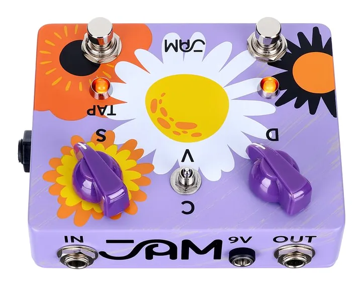 JAM pedals Retrovibe mk.4, led e interruttore a pedale