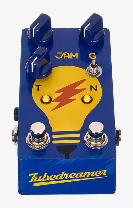 JAM pedals TubeDreamer mk.2 Overdrive, manopole viste dall'alto