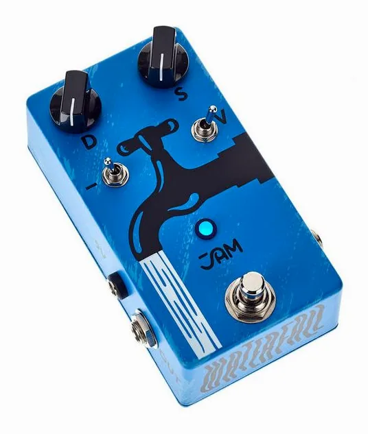 JAM pedals Waterfall, connettori sul retro dell'unita