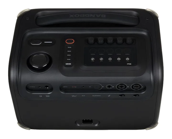 JBL BandBox TRIO, manopole e selettore dei canali