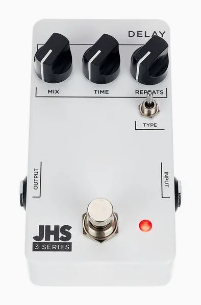 JHS Pedals 3 Series Delay, manopole viste dall'alto