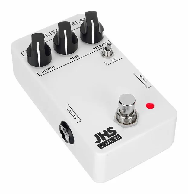 JHS Pedals 3 Series Glitch Delay, ingressi e uscite laterali