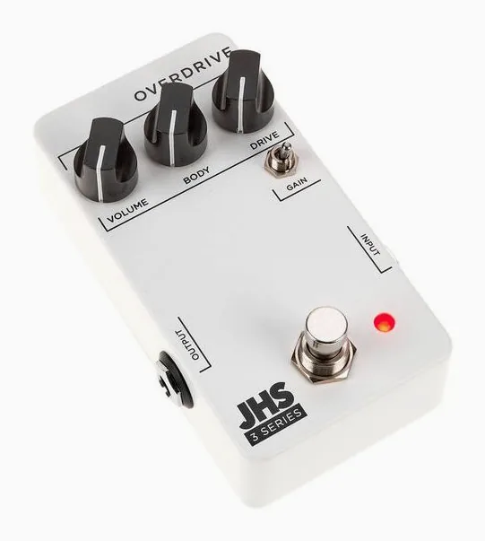 JHS Pedals 3 Series Overdrive, ingressi e uscite laterali