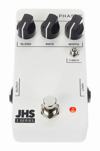 JHS Pedals 3 Series Phaser, ingressi e uscite laterali