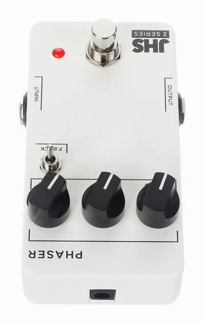 JHS Pedals 3 Series Phaser, ingressi e uscite laterali
